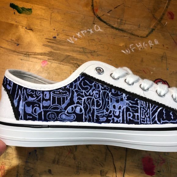 Custom Doodle Women’s Sneakers - Picture 5 of 6